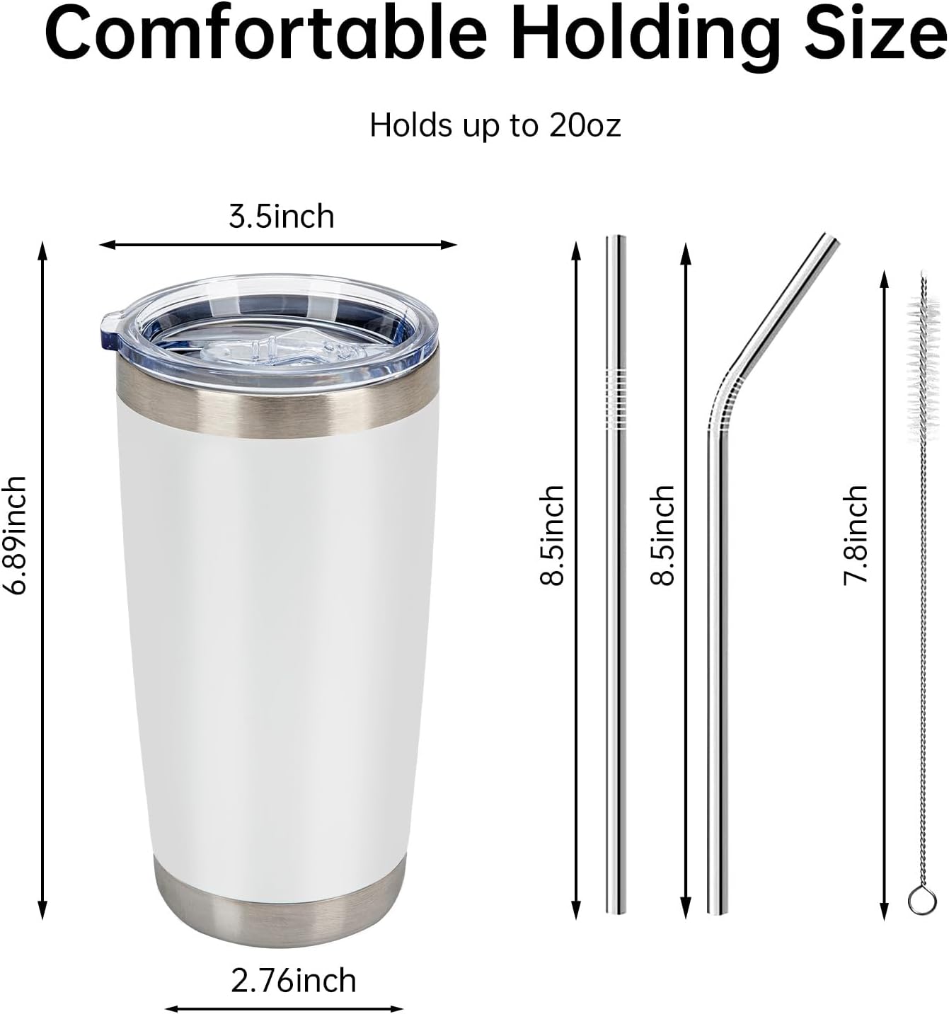 20oz Stainless Steel Tumbler (Engraving)