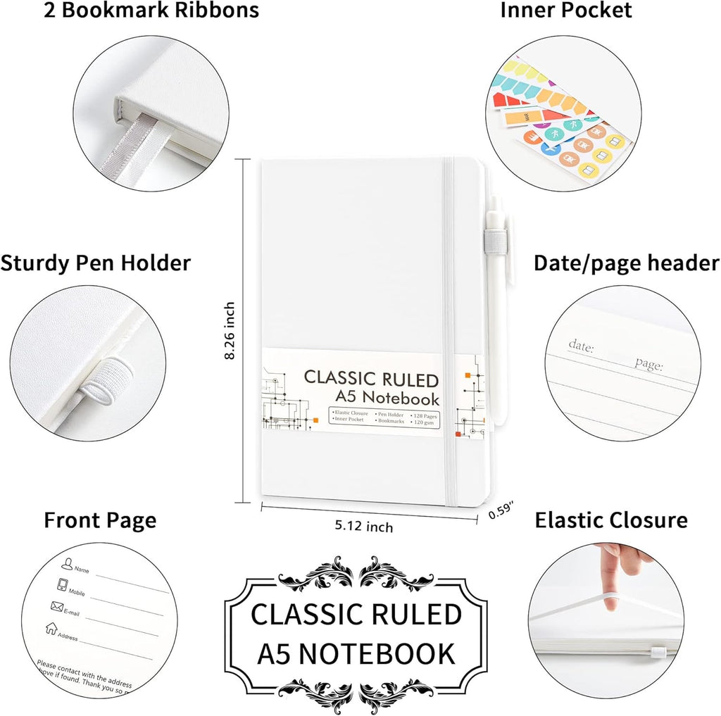 Hardcover A5 Notebook (Full Color)
