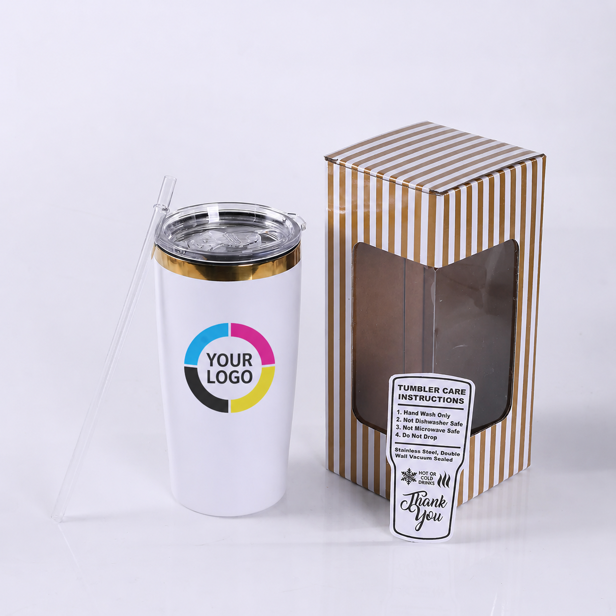 20oz Classic MakerTwist Electroplated Tumbler (Full Color)