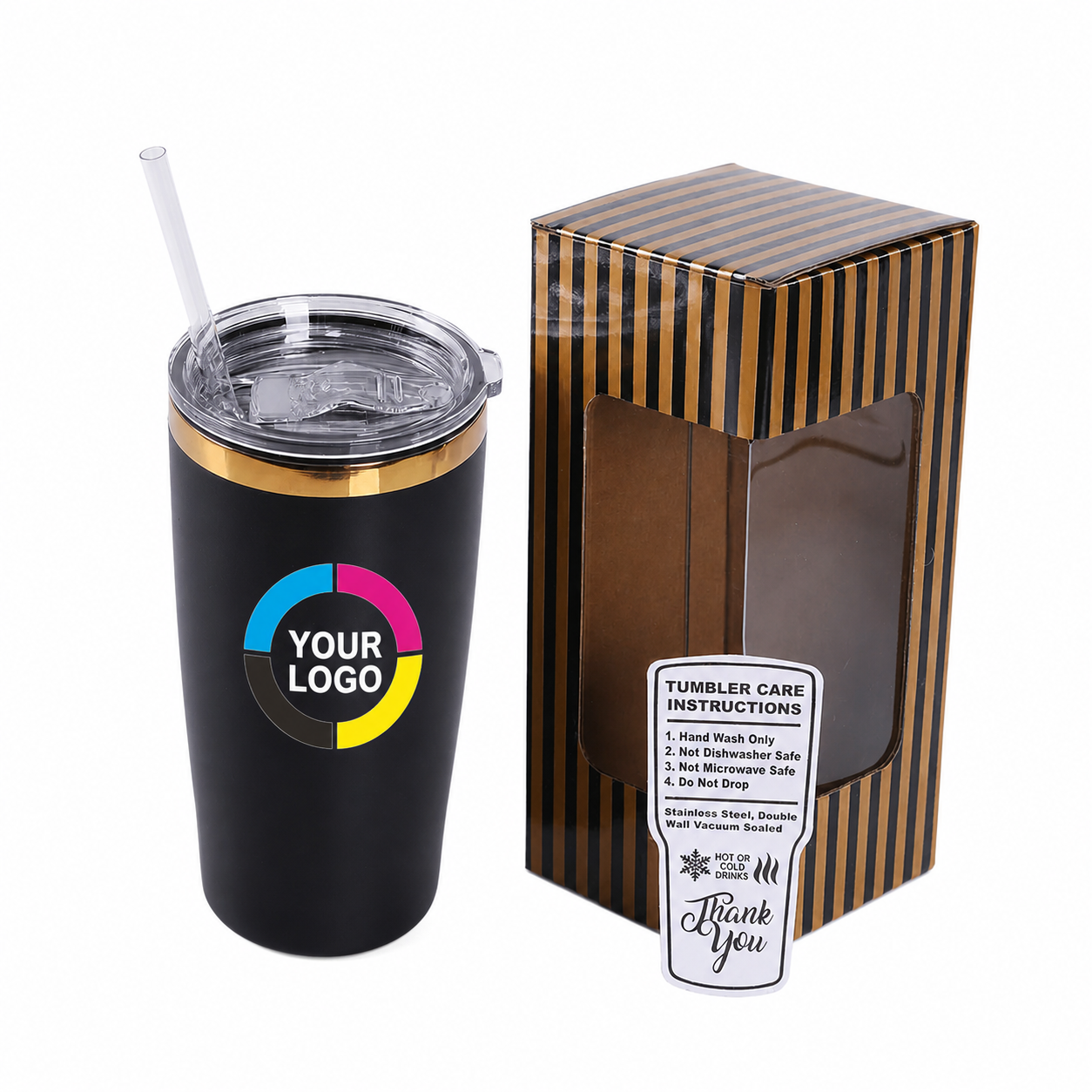 20oz Classic MakerTwist Electroplated Tumbler (Full Color)